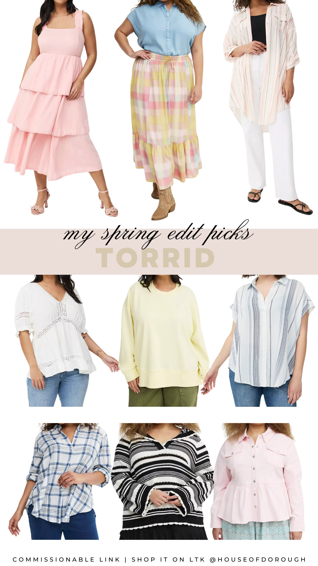 My plus sized spring edit picks from Torrid!
-
-
-
fashion, plus sized fashion, plus sized spring outfits, spring fashion, spring ootd, plus sized outfits, spring dresses, torrid, torrid fashion, torrid spring fashion 

 

#LTKootd #LTKSeasonal #LTKPlusSize