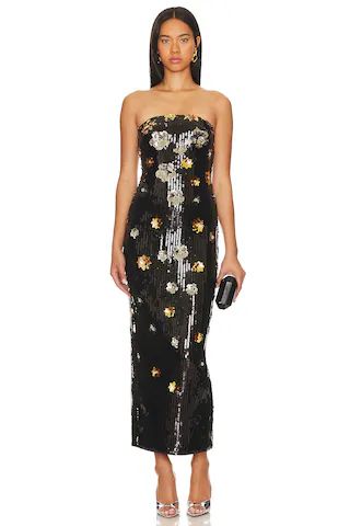 MILLY Shiloh Sequin Dress in Black Multi from Revolve.com | Revolve Clothing (Global)