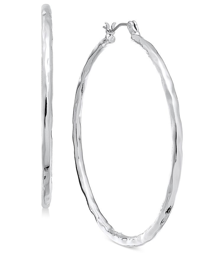 Style & Co Medium Hammered Hoop Earrings, 2 | Macys (US)