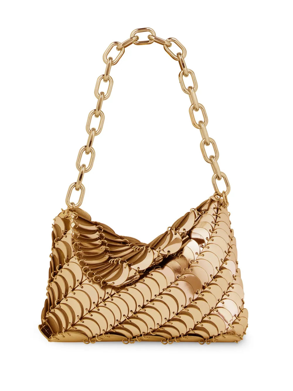 Rabanne Chainmail Shoulder Bag | Gold | FARFETCH BR | Farfetch (BR)