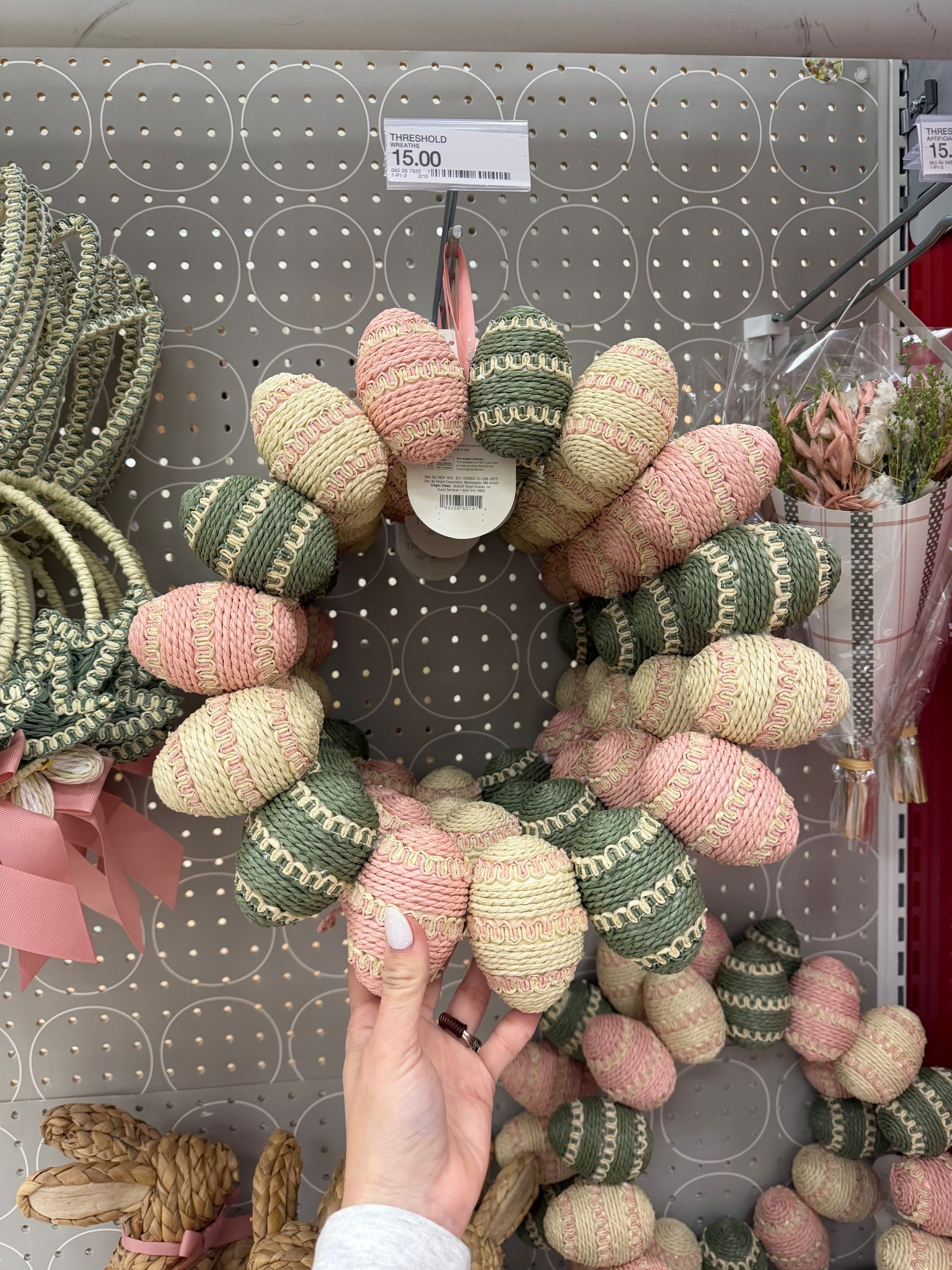 Threshold egg wreath for Easter

#LTKSeasonal #LTKHome