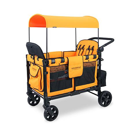 Wonderfold Wagon W4 Elite 4-Seater Stroller Wagon with Raised Seats - 20601584 | HSN | HSN