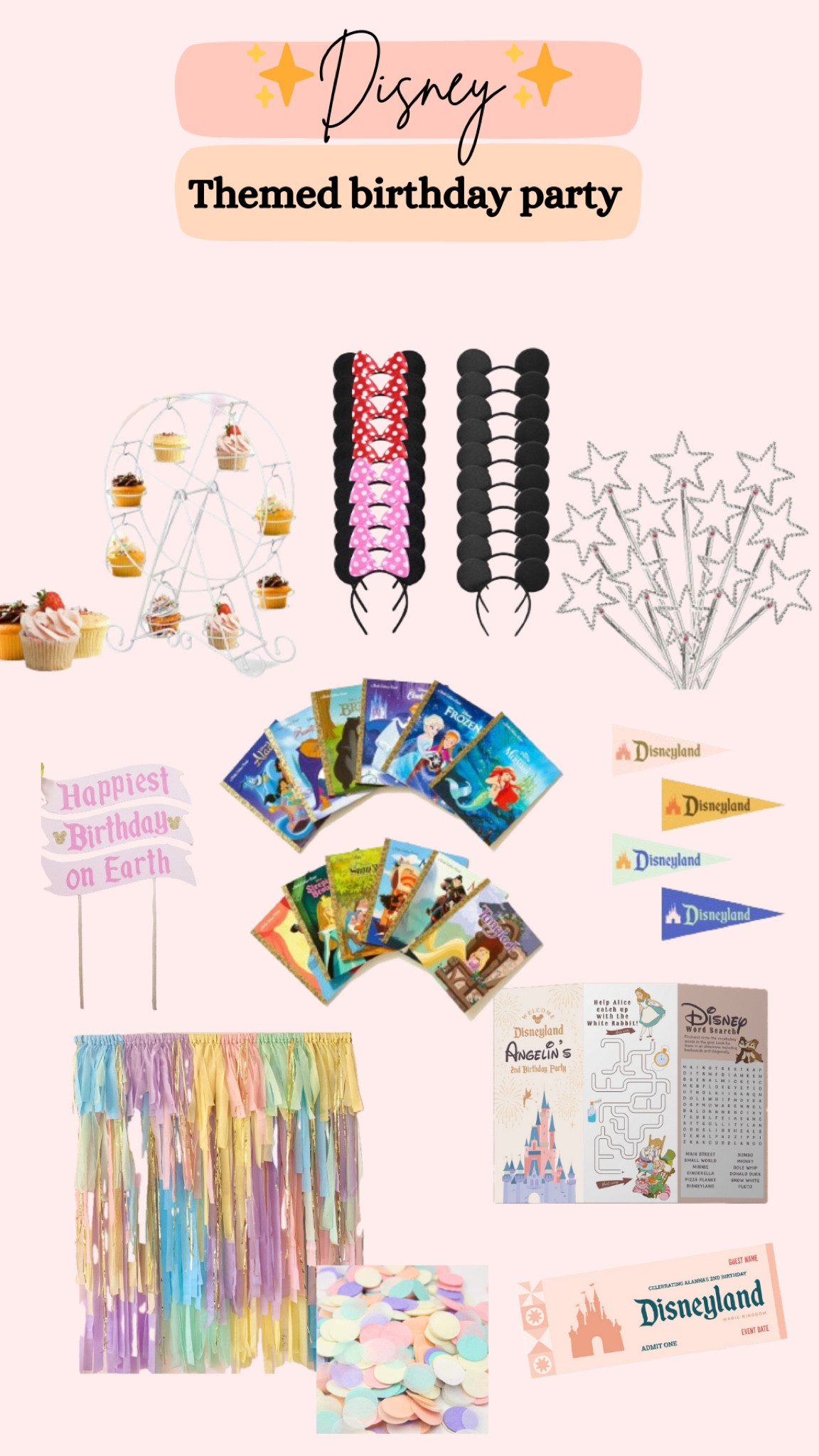 Disneyland birthday party details for my daughter! 