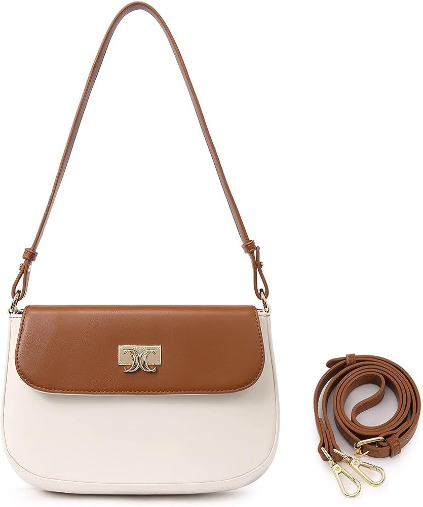 CLUCI Purses for women,Small Shoulder Bag Cute Clutch Designer tote Handbags leather crossbody bag H | Amazon (US)