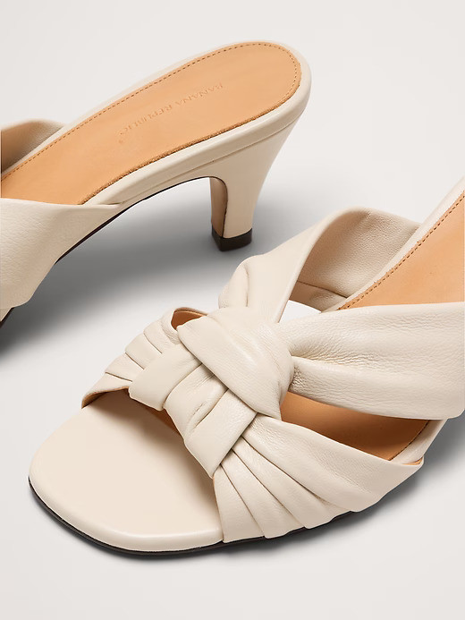A beautifully understated sandal that still feels special. I’m always drawn to pieces like this, elegant, versatile, and thoughtfully designed enough to elevate almost anything in your wardrobe.

The soft knotted leather gives it that refined, sculptural feel, while the kitten heel keeps it practical for real life. It’s the kind of shoe that works just as well with denim and trousers as it does with dresses, which is exactly what makes it such a smart buy.

Chic, timeless, and incredibly wearable. Exactly the sort of finishing touch I love! 

 #LTKdayinmylife #LTKgrwm #LTKootd