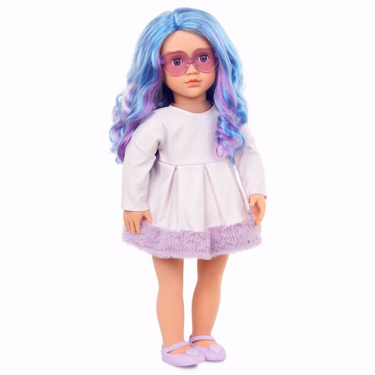 Our Generation Veronika 18" Fashion Doll with Blue/Purple Hair | Target