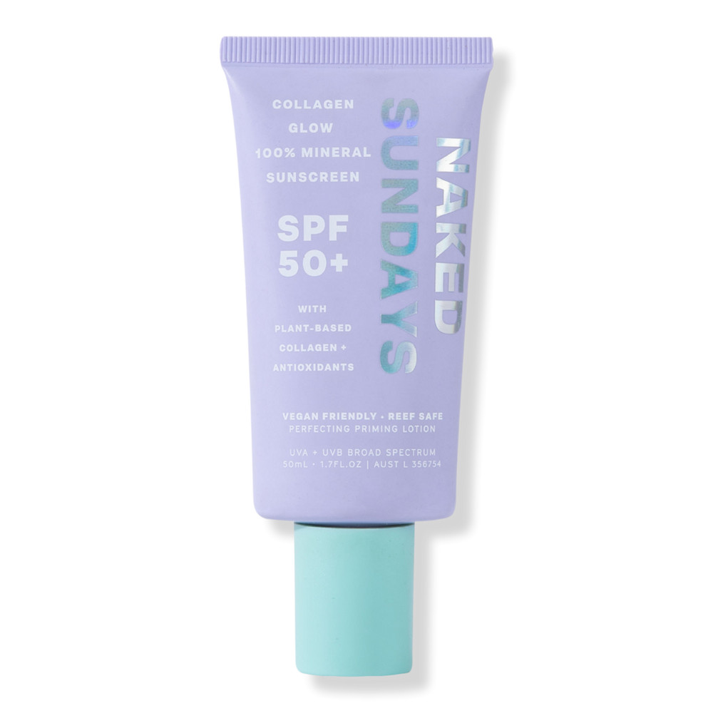 Naked Sundays Priming Sunscreen SPF 50 Lotion with Collagen | Ulta