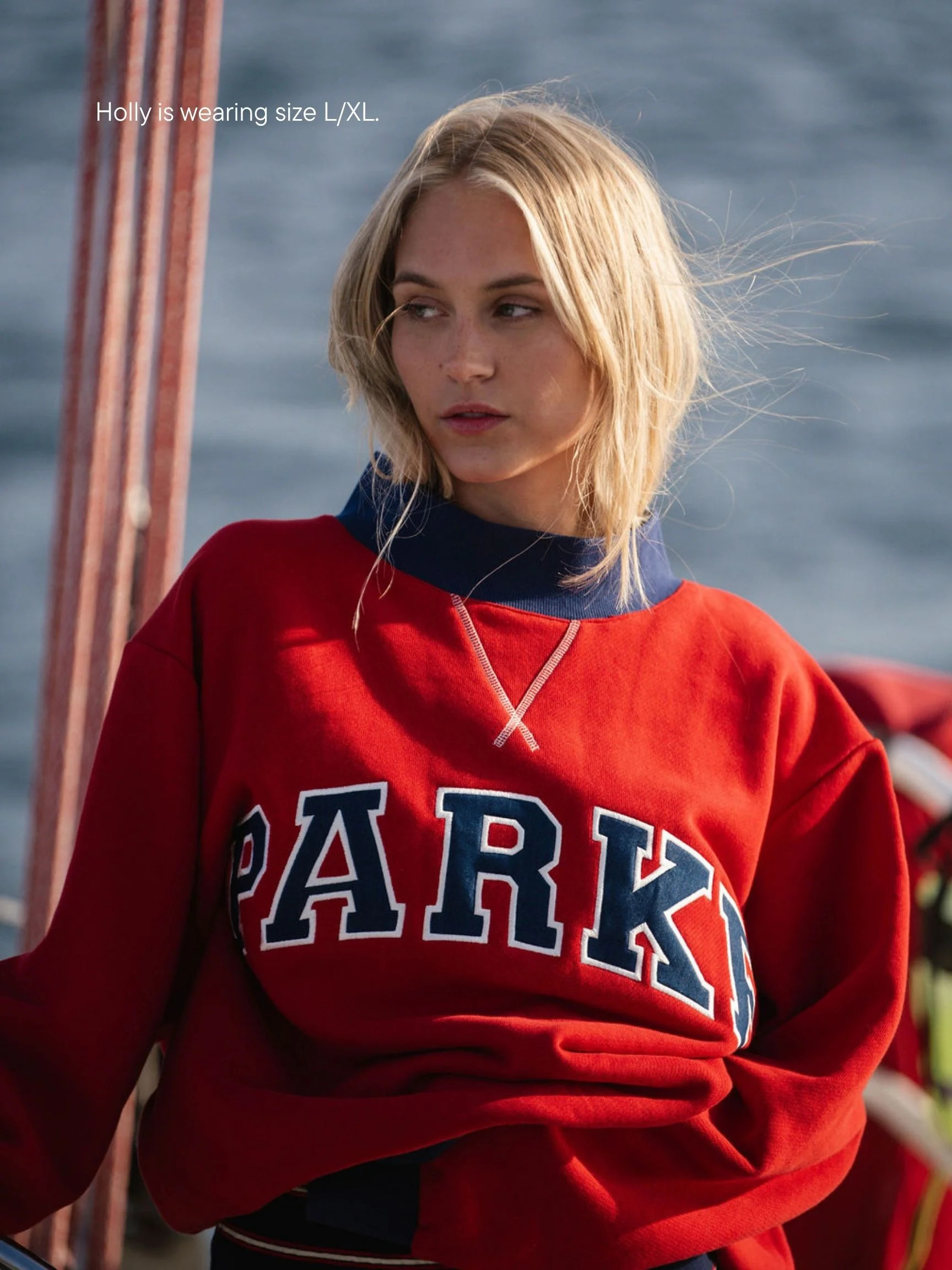 Two Tone Varsity Mockneck | Parke