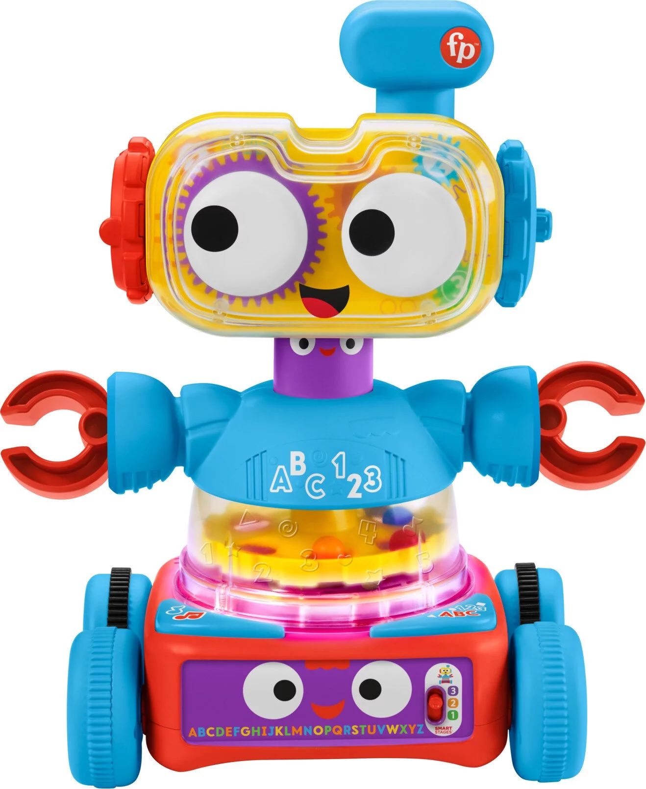 Fisher-Price 4-in-1 Learning Bot Interactive Toy Robot for Infants Toddlers and Preschool Kids | Walmart (US)