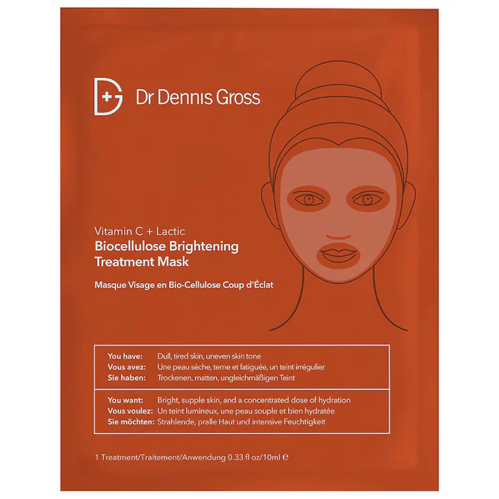 Vitamin C Lactic Biocellulose Brightening Treatment Mask | Sephora (US)