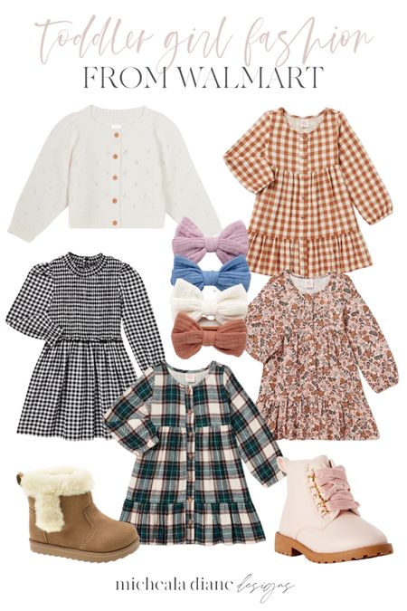 Toddler girl fashion from @walmartfashion. Stylish fashion gifts for toddler girls. Affordable toddler girl clothes. #walmartpartner #walmartfashion

#LTKfamily #LTKSeasonal #LTKkids