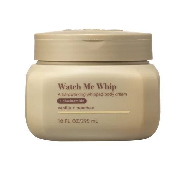 BODY BY TPH Watch Me Whip Vegan Whipped Body Cream with Niacinamide & Avocado Oil for Dry Skin | ... | Walmart (US)