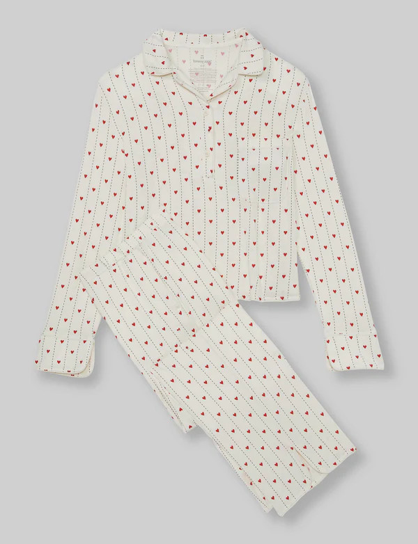Women's Downtime Long Sleeve Pajama Top & Pant Set | Tommy John