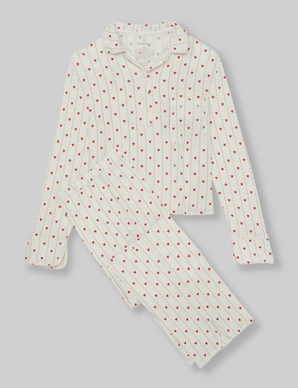 Women's Downtime Long Sleeve Pajama Top & Pant Set | Tommy John