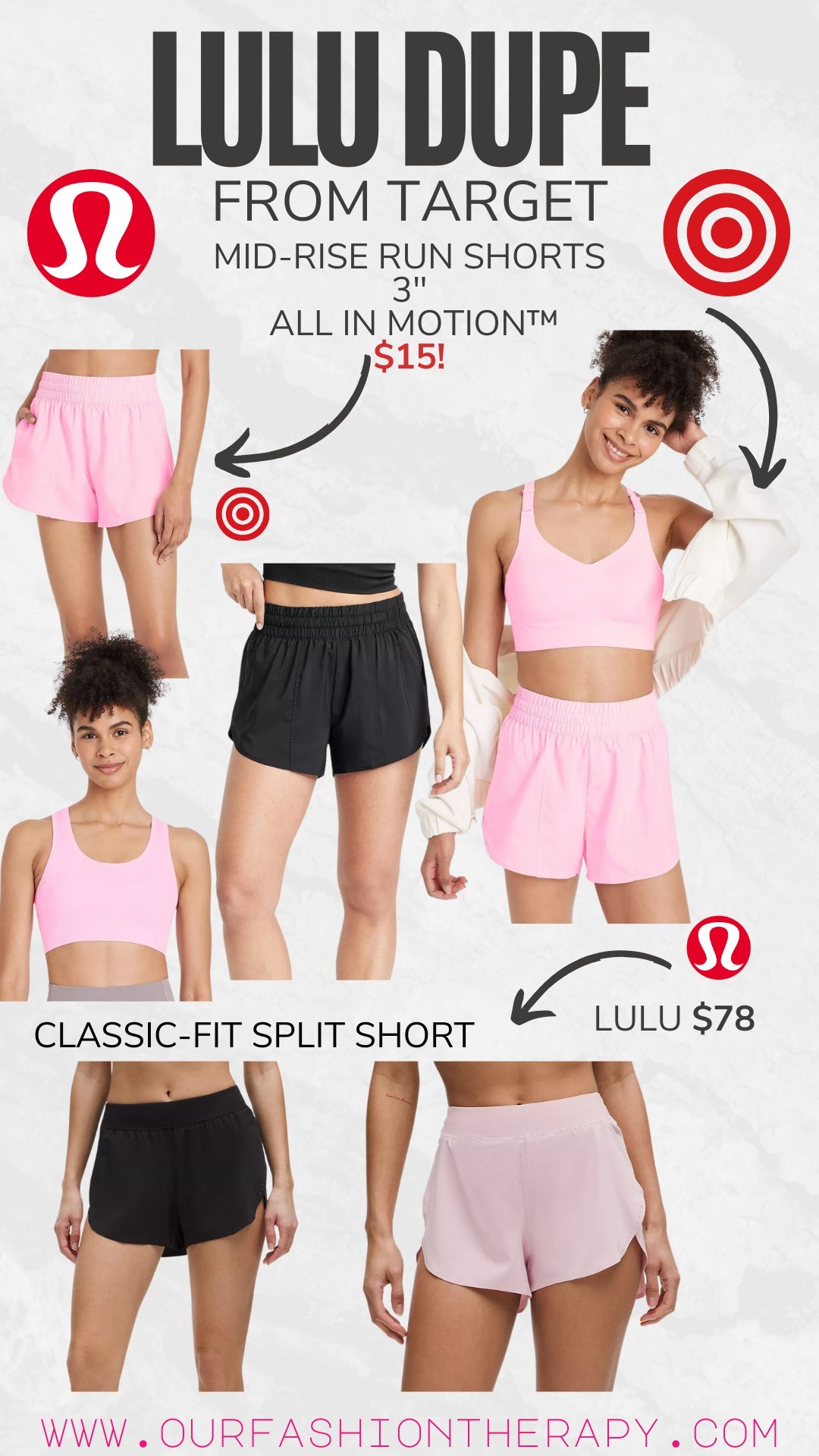 Lululemon dupes from Target. These running shorts are a fraction of the price! 

#LTKStyleTip #LTKActive #LTKSaleAlert