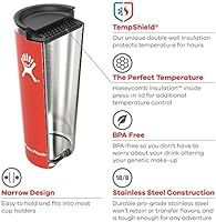 Hydro Flask 32 oz Double Wall Vacuum Insulated Stainless Steel Travel Tumbler Cup with BPA Free P... | Amazon (US)