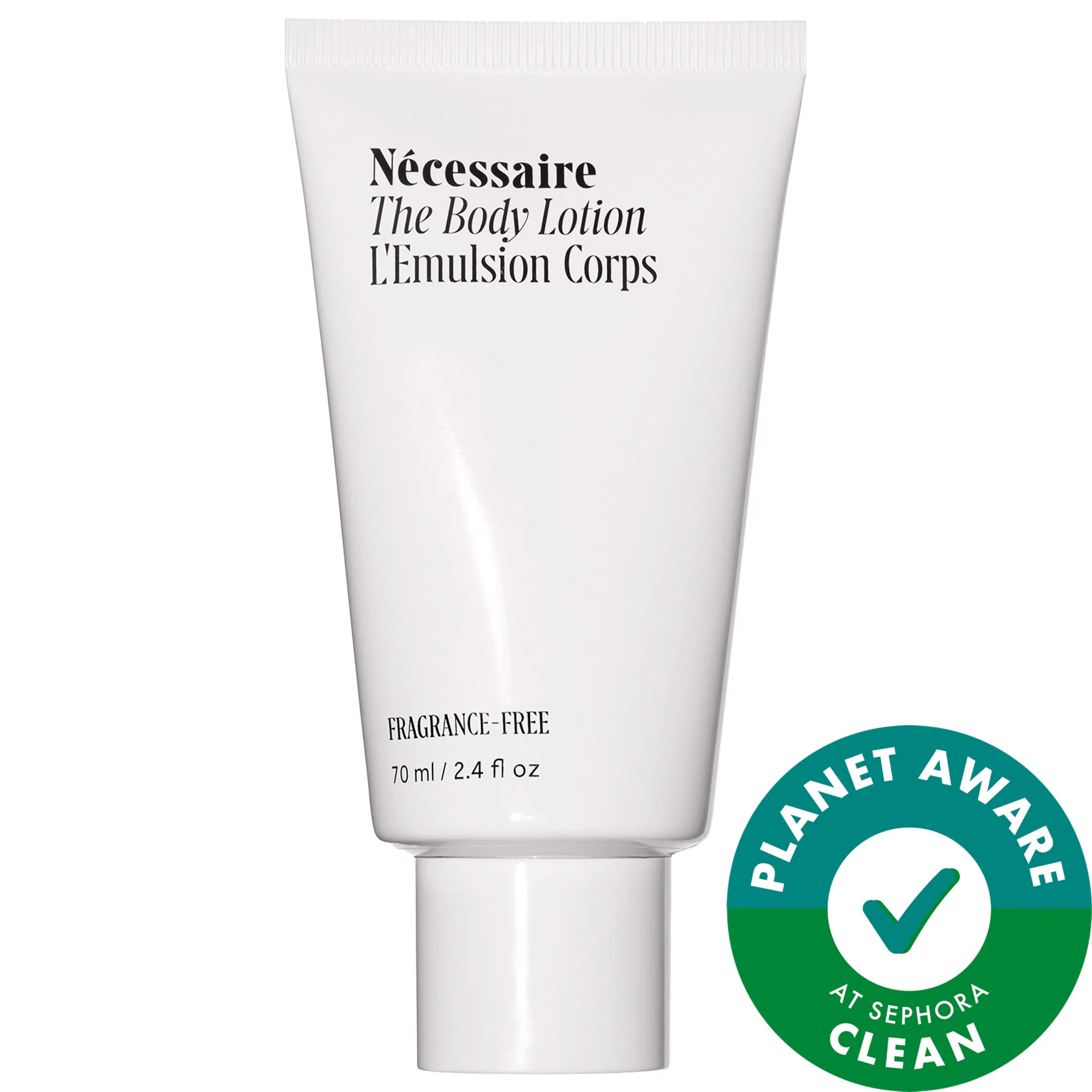 Nécessaire Mini The Body Lotion - Firming Moisturizer With 5 Peptides and 2.5% Niacinamide 2.4 oz / 70 mL | Sephora (US)