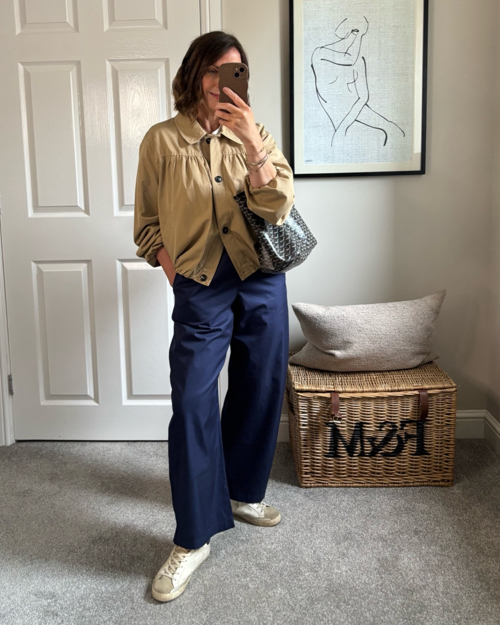 Styling cotton barrel pull on trousers

#LTKspring #LTKover50style #LTKstyletip