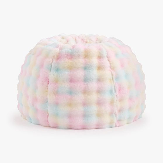 Marshmallow Faux Fur Tie-Dye Bean Bag Chair Collection | Pottery Barn Teen