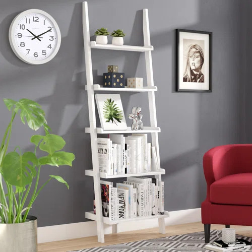 Zipcode Design™ Ricardo 70" H x 21.63" W Ladder Bookcase | Wayfair | Wayfair North America