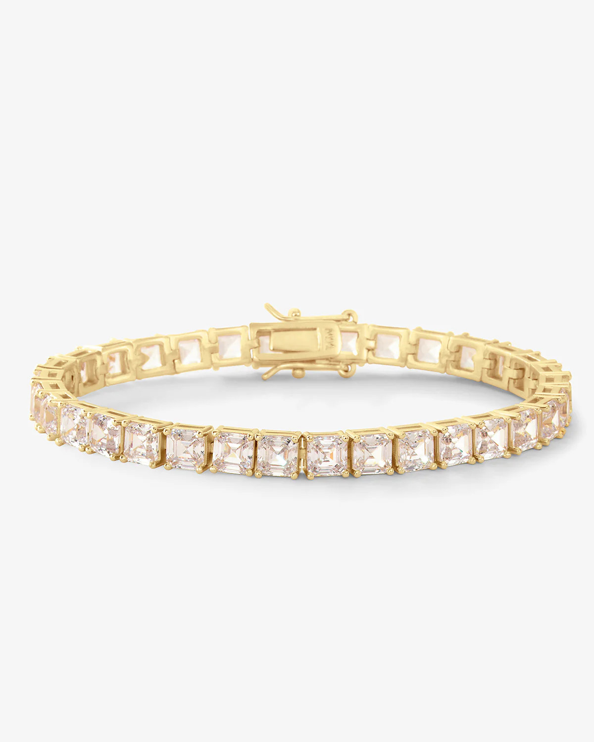 The Queen's Tennis Bracelet - Gold|White Diamondettes | Melinda Maria Jewelry