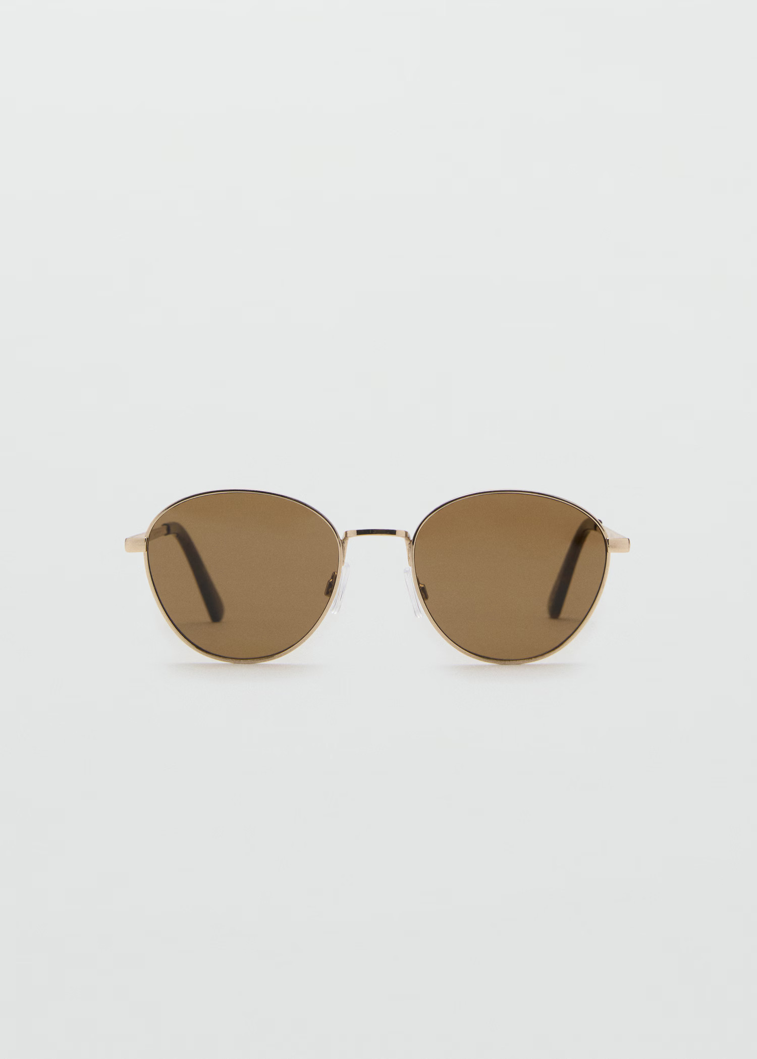 Round metal-frame sunglasses - Women | MANGO United Kingdom | MANGO (UK)
