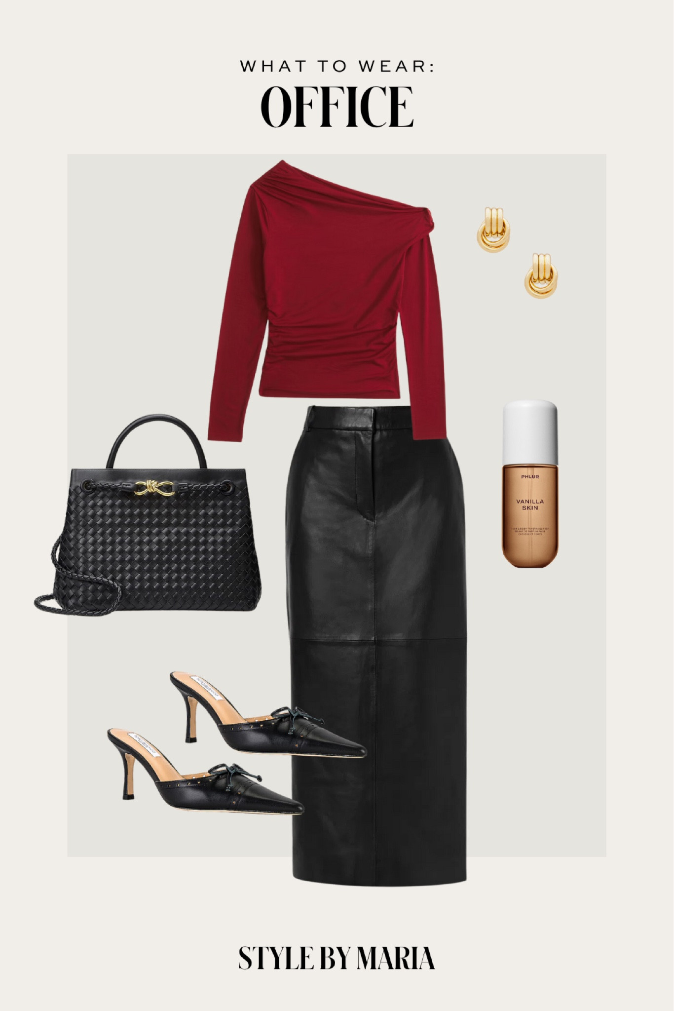 Fall outfit ideas
Abercrombie off shoulder top 
Faux leather maxi skirt
Tony bianco mules 
Amazon woven handbag
Fall work outfit 

#LTKFindsUnder100 #LTKWorkwear #LTKSeasonal