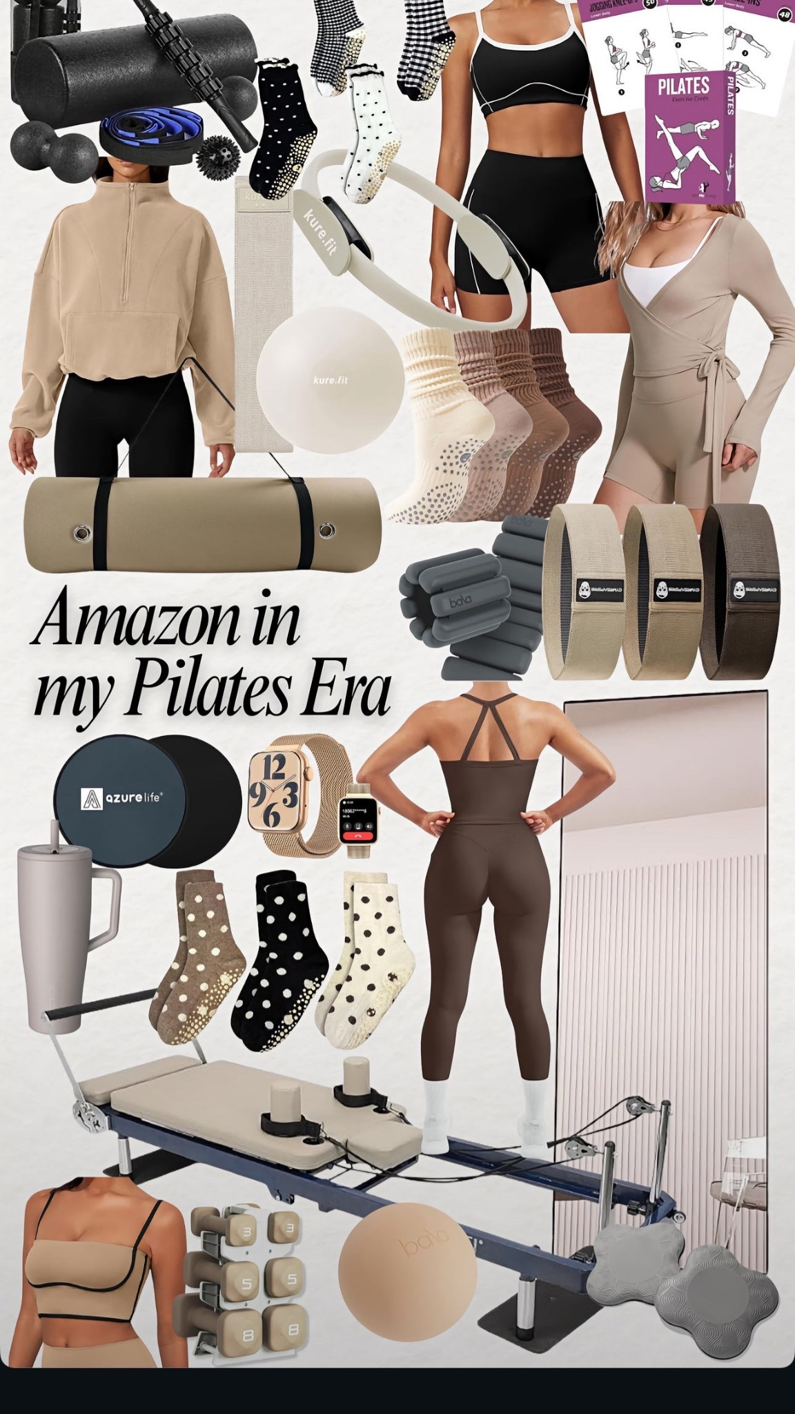 PILATES ERA 🧘🏽‍♀️✨

Getting into my soft wellness routine and the outfits are matching the vibe 😌🤍

Clean sets, comfy fits, and all the essentials to feel good AND look good.

Because let’s be real…if the set isn’t cute, I don’t want to work out 💅🏽

Current faves:
• Sculpting matching sets
• Neutral tones for that clean girl look
• Grip socks for studio days

Soft life, strong body, pretty energy ✨

Shop all my Pilates essentials on my LTK
tinasnow_ 💋

#LTKActive #LTKWellness #PilatesGirl #AmazonFinds #WorkoutSets #CleanGirlAesthetic #SoftLifeStyle #FitnessStyle #LTKFinds #ItGirl

#LTKselfcare #LTKPetite #LTKActive