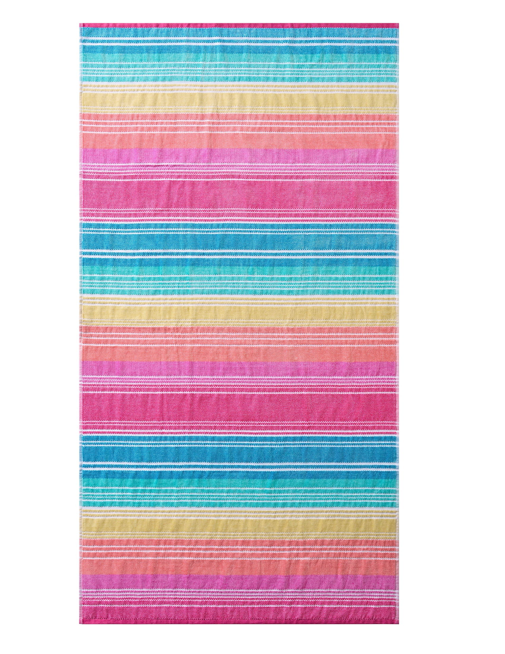 Better Homes & Gardens Cotton-Blend Beach Towel, 72 x 38 in, Multi Stripe - Walmart.com | Walmart (US)