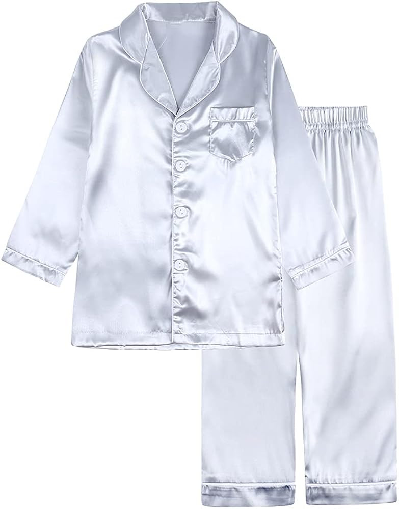 MYGBCPJS Little Boys Girls Cotton Pajamas Thermal Underwear Set Soft Warm Jammies PJS | Amazon (US)