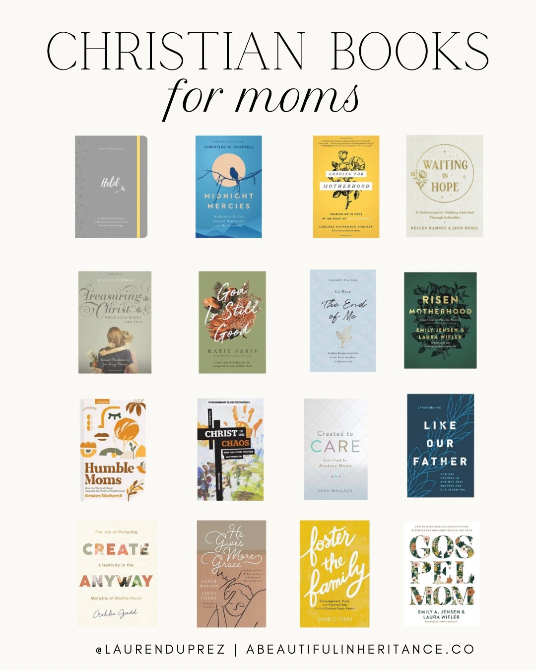 Check out some of my favorite books for moms! Whether you are a loss mama, a mom in waiting, or a mom navigating the everyday challenges of motherhood, these books are sure to bless you! 

#LTKGiftGuide #LTKHome #LTKFindsUnder50