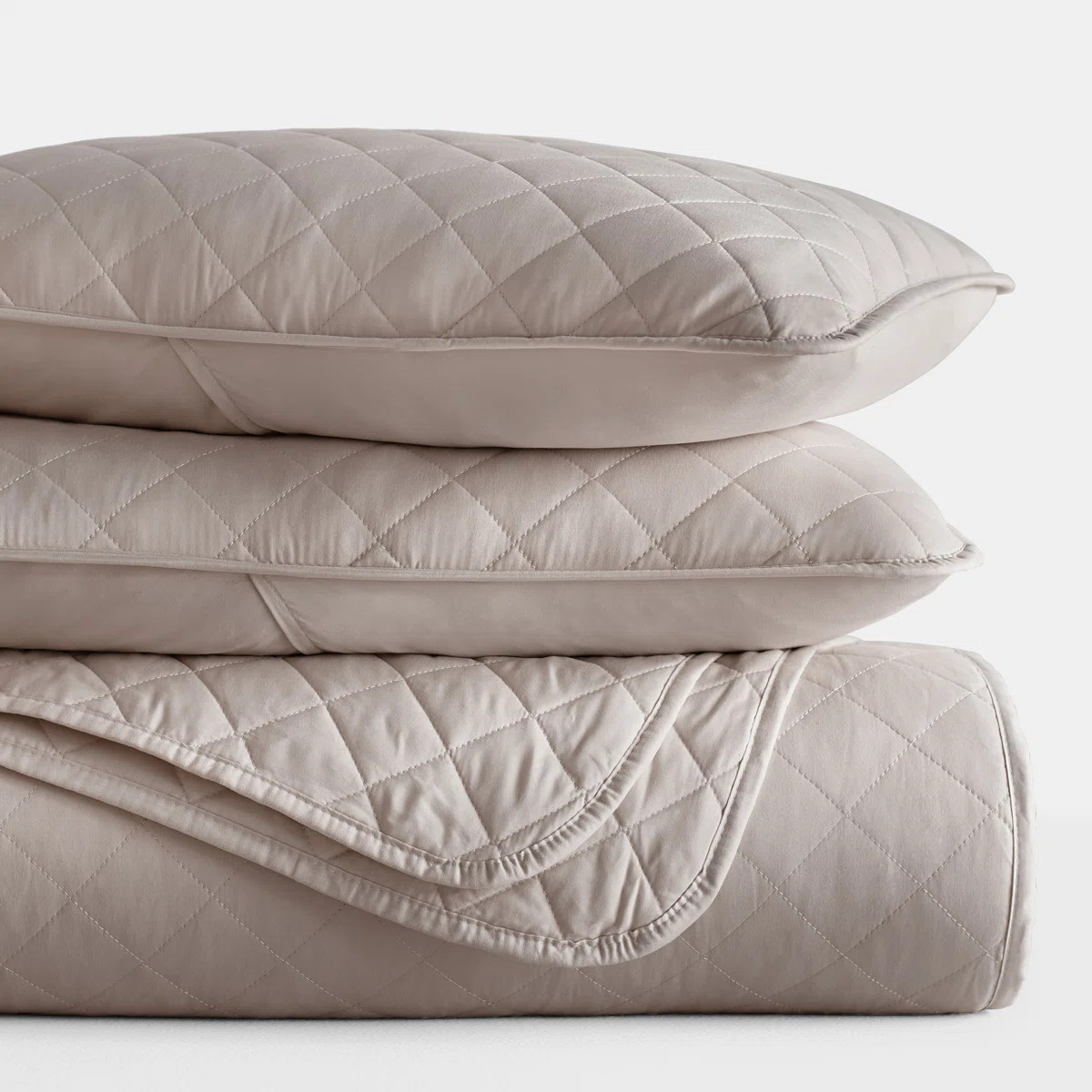 Becky Cameron Diamond Stich Quilt Set | Wayfair North America