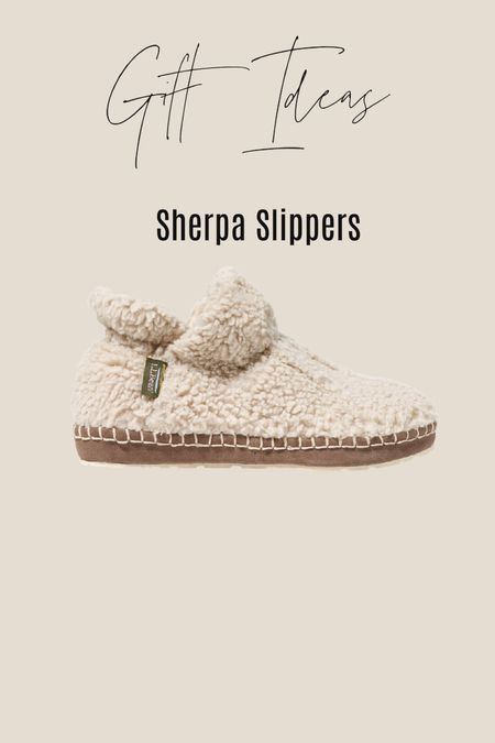 Gift Idea: LLBean Sherpa Slippers 

#LTKGiftGuide #LTKHoliday #LTKSeasonal