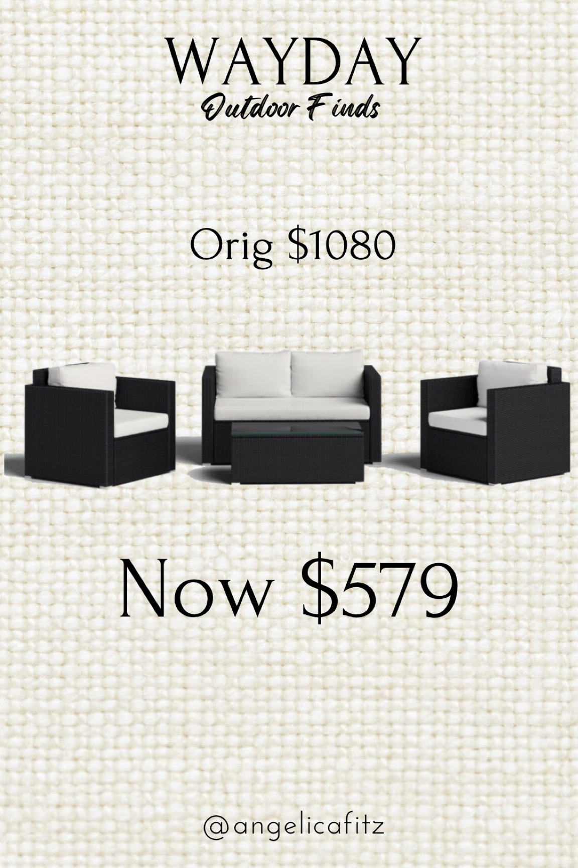 Best deals on outdoor TRENDY patio furniture!

Patio furniture, wayday, wayfair sale, furniture sale, decor, home finds, outdoor patio set, outdoor couch

#LTKSeasonal #LTKHome #LTKSaleAlert