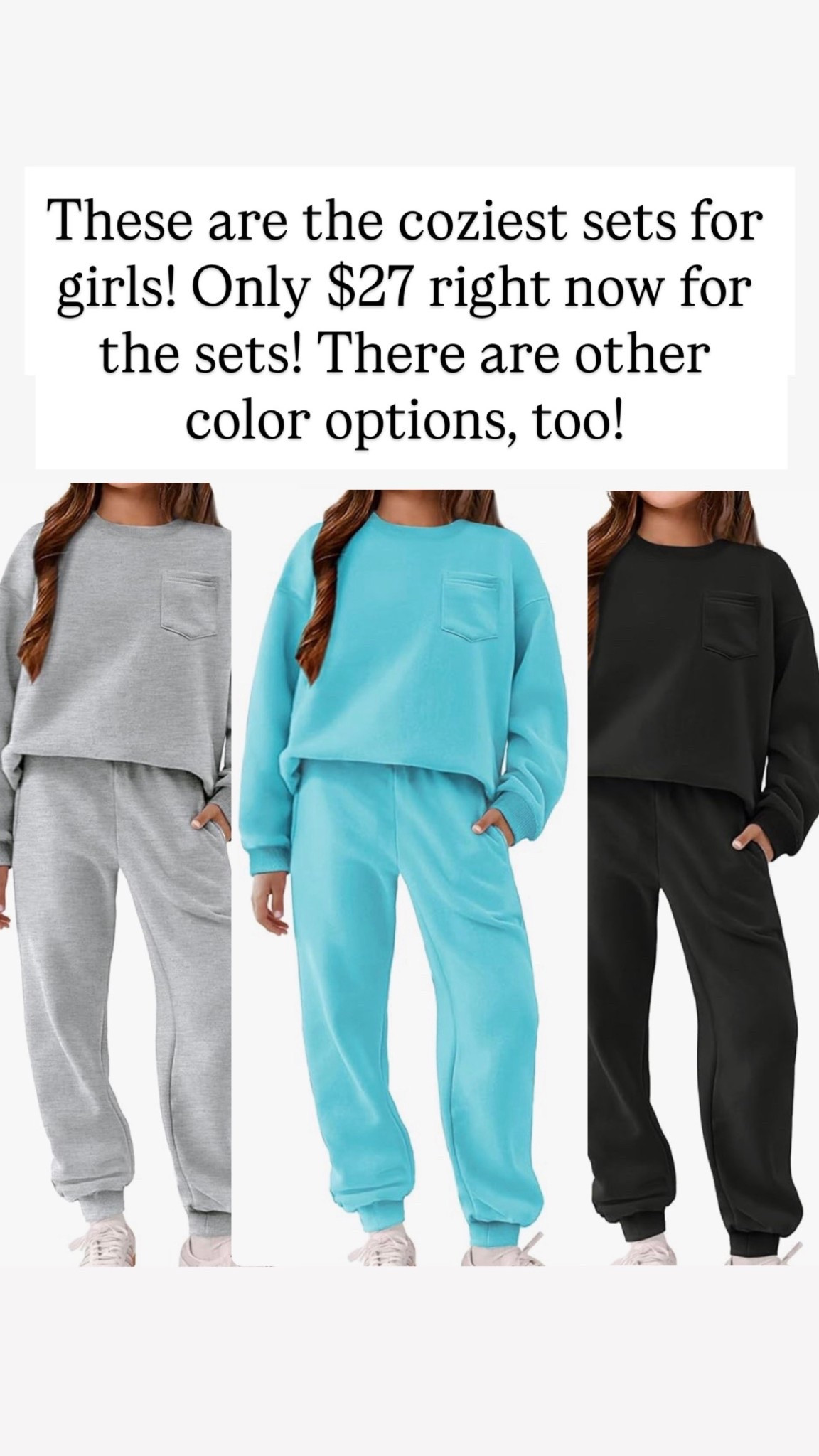 These girls sets are adorable! Only $27! 

#LTKSaleAlert