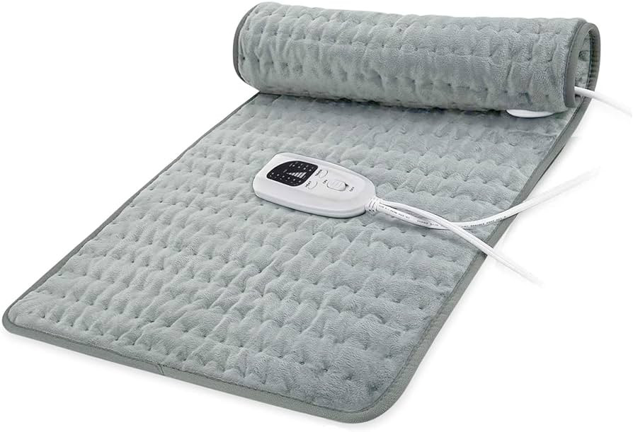 Heating pad Electric Heat Pad for Back Pain and Cramps Relax - Electric Heat Pad with 6 Heat Sett... | Amazon (US)