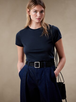 SUPIMA® Crew-Neck T-Shirt | Banana Republic (CA)