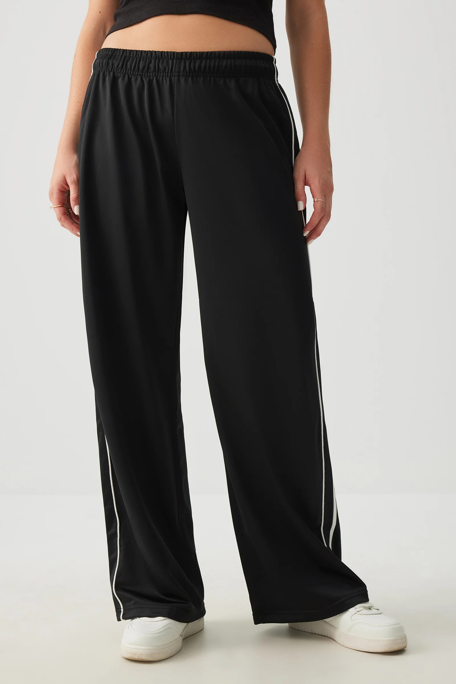 Wide Leg Track Pants | Ardene
