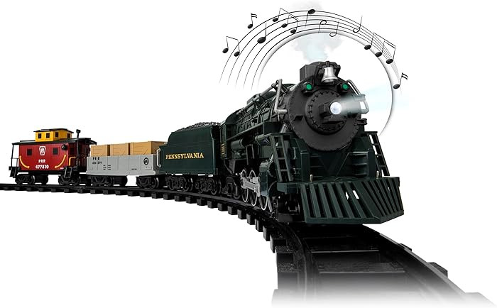Lionel Battery-Operated Pennsylvania Flyer Freight Toy Train Set with Bluetooth, Locomotive, Trai... | Amazon (US)