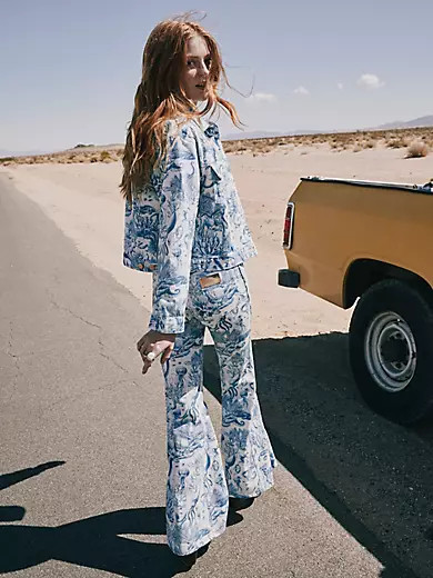 Women's Heritage Nautical Jacket in Sailing Seven Seas | Wrangler