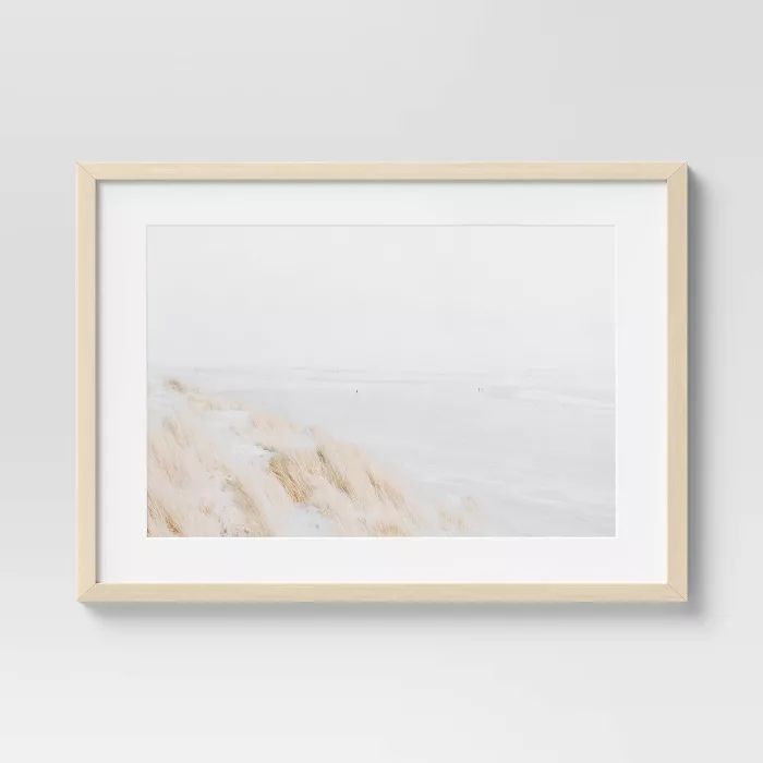 30&#34; x 24&#34; Lonely Shore Framed Wall Art - Threshold&#8482; | Target