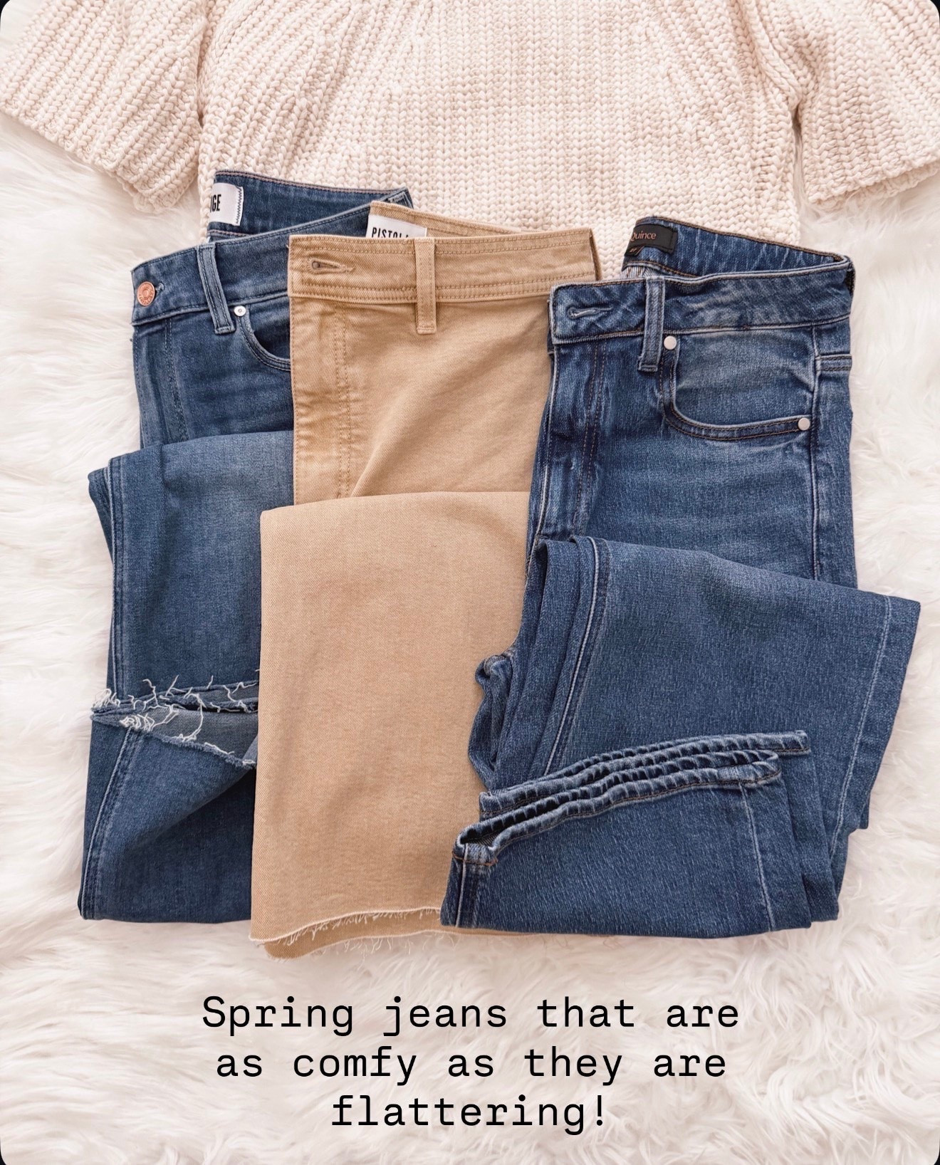 These are the spring jeans I keep reaching for. Comfortable stretch, flattering fits, and washes that go with everything.

spring jeans women, flattering jeans for women, comfortable denim women, casual spring outfits with jeans, everyday denim outfit ideas, neutral denim outfits, women’s straight leg jeans, spring casual style

#LTKOver40 #LTKdayinmylife #LTKSeasonal