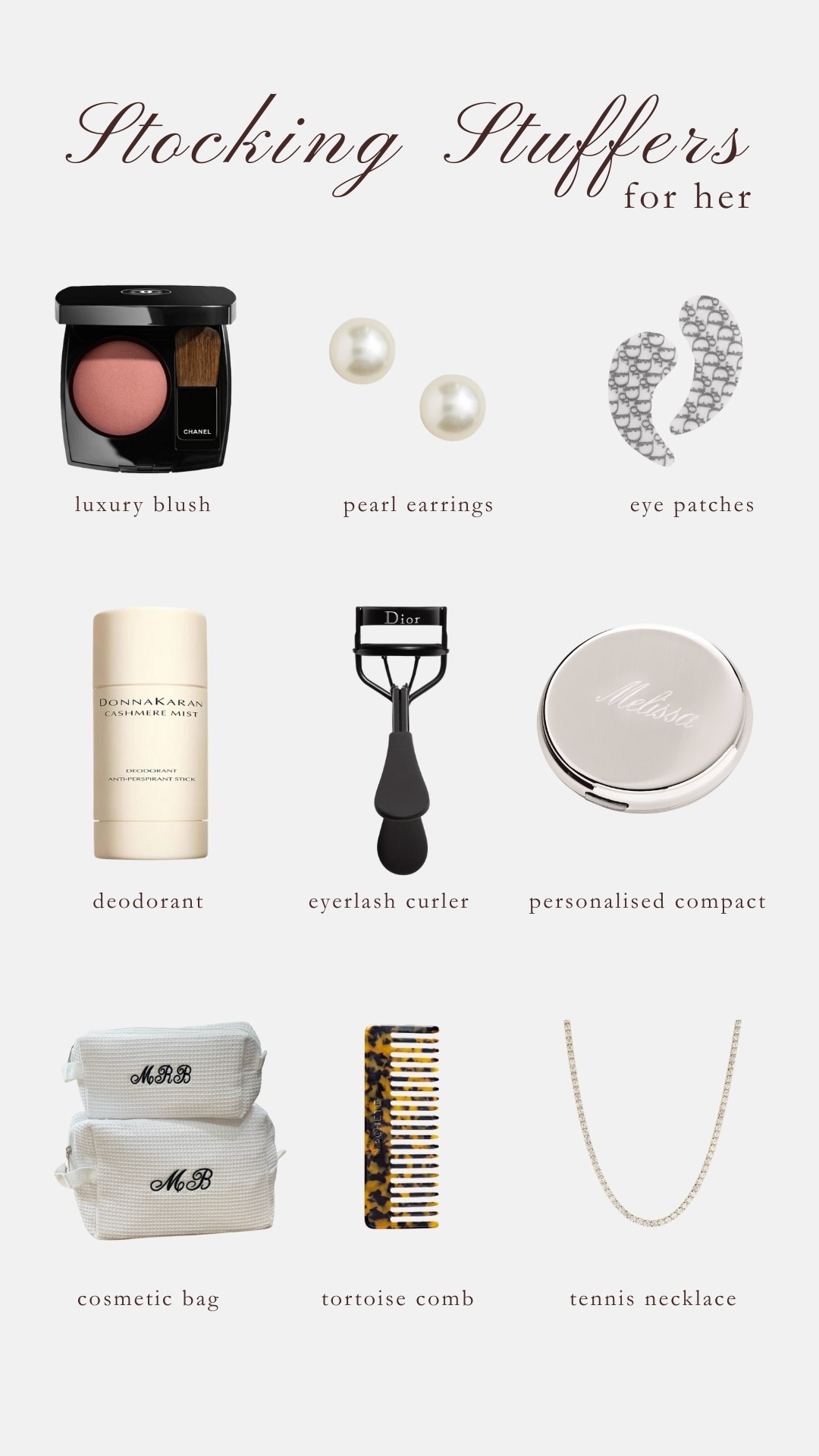 Stocking stuffers for her 

#LTKHoliday #LTKGiftGuide #LTKselfcare