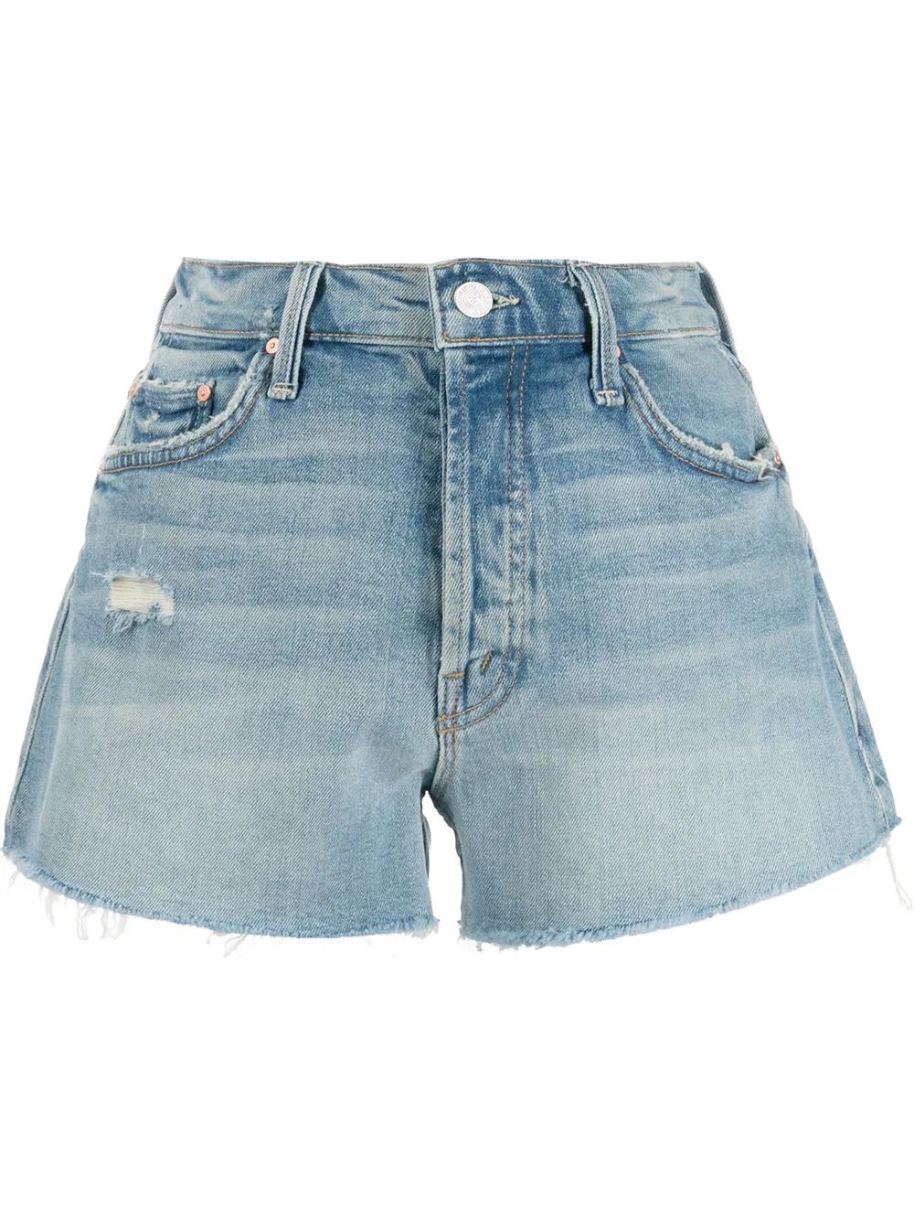 MOTHER Tomcat Denim Shorts - Farfetch | Farfetch Global