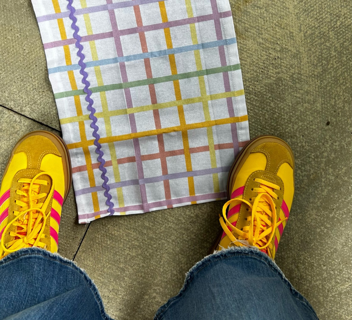 Colourful adidas gazelles- true to size 