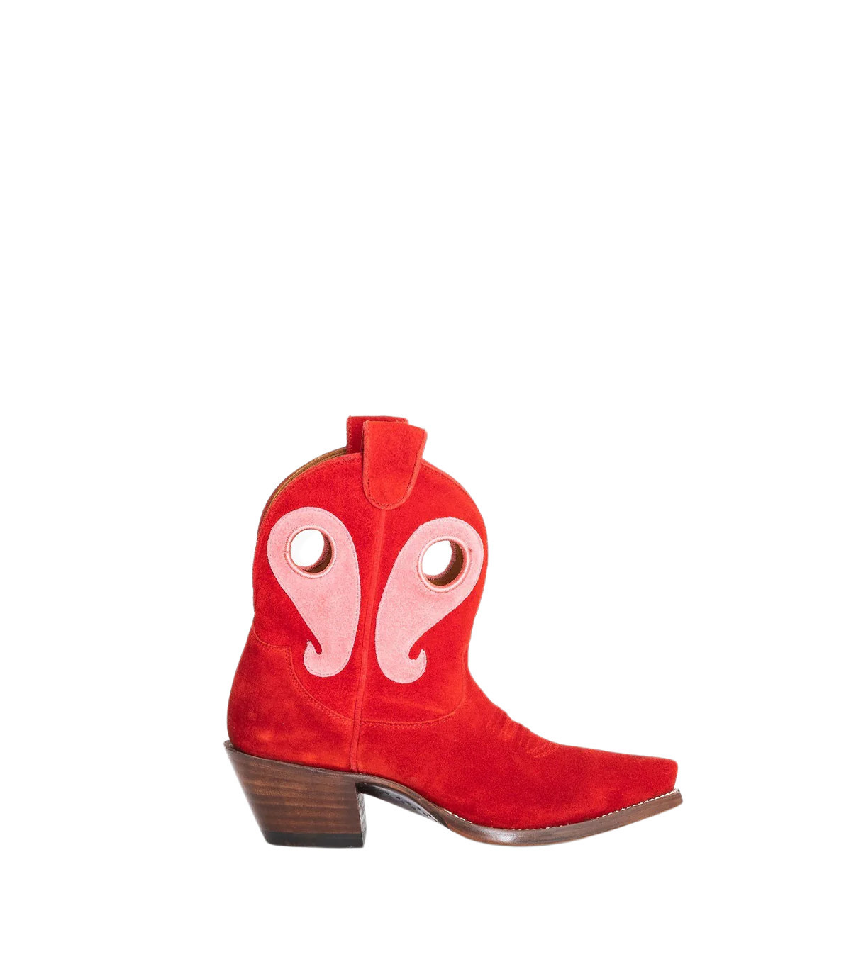Marianne Scarlet Suede | Luxury Fashion Women's Cowboy Boots | Miron Crosby | Miron Crosby