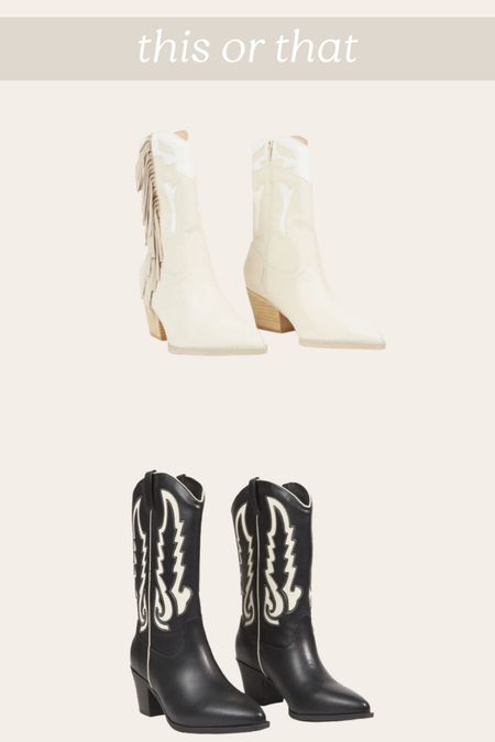 which one would you choose
#cowboyboots #boots #booties #nashvillewear #nashvillefashion

#LTKtravel #LTKstyletip #LTKFind