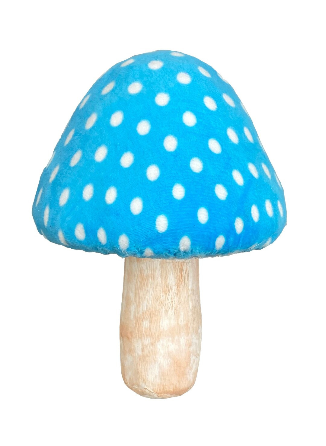 Mushroom Blue Polkadot Pick 16”x 5", Spring Wreath Embellishment 63248BL - Etsy | Etsy (US)