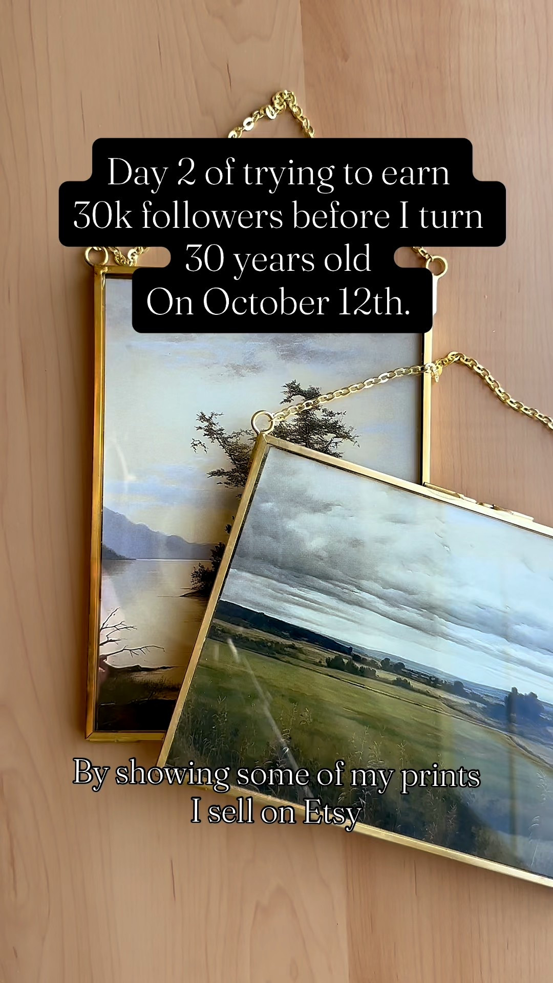I have always loved selling these little prints that are so fun to switch out for different holidays and special times of the year! And these frames with the gold chains have always been my favorite way to display my prints. 🫶🏼


#LTKFindsUnder50 #LTKHome #LTKSeasonal