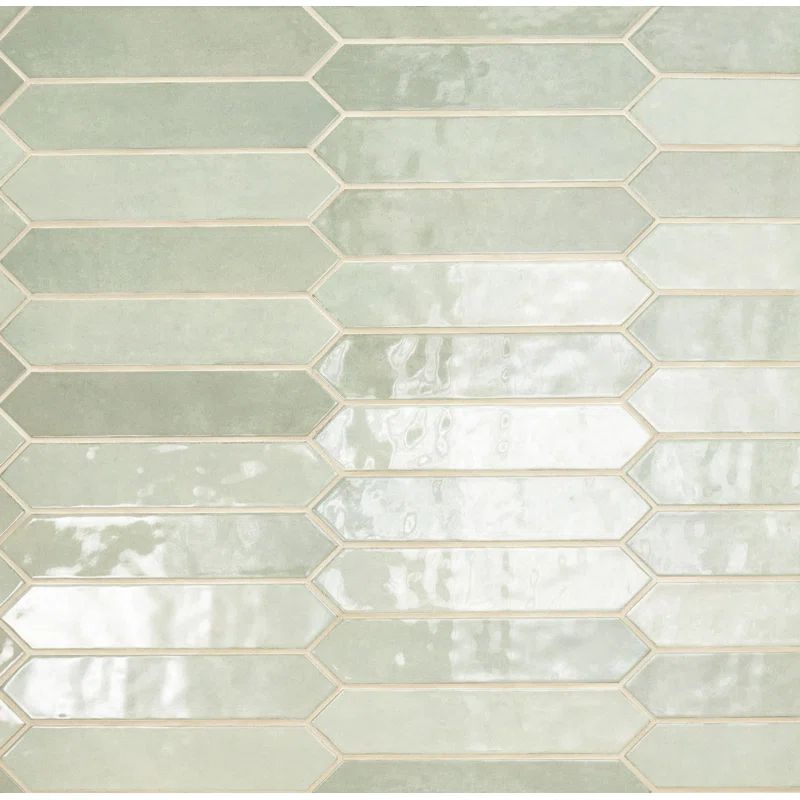 Renzo 2.5" x 13" Glossy Ceramic Picket Wall Tile | Wayfair North America